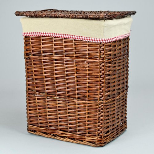 Prútený koš s/3 hnedý 39x27x48cm