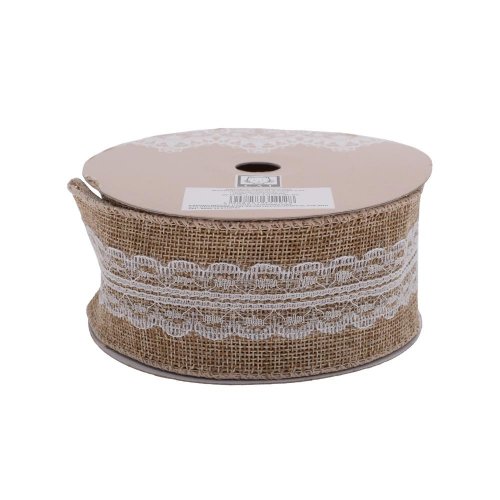 Stuha prírodná 5cmx7y/ws-240