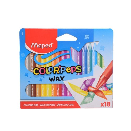 Pevná cena pastelky 18 vosk troj maped color´peps wax