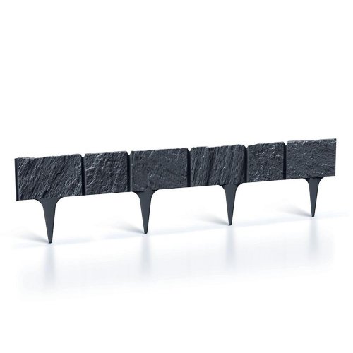 Ibst trávna obruba garden stone 18,6x390cm antracit