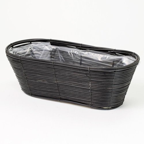 Obal oval plast čierny 50x20x16cm super cena