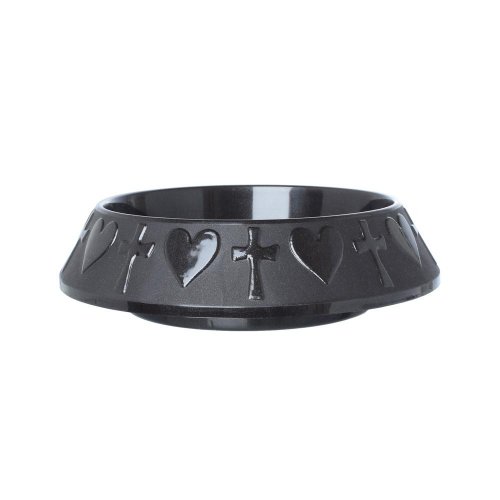75 misa nowa srdce čierna 26xv10cm - Umelé kvety