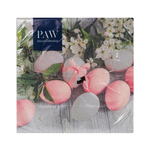 Sdl141100 servítky  33x33 cm/20ks/3vrst. eggs with flowers