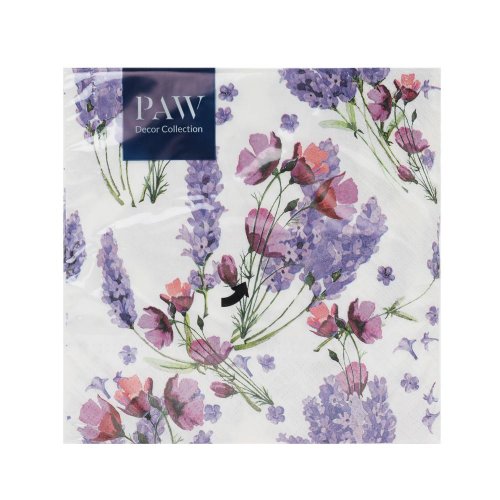 Sdl137000 servítky 33x33 cm/20ks/3vrst. fragrant lavender