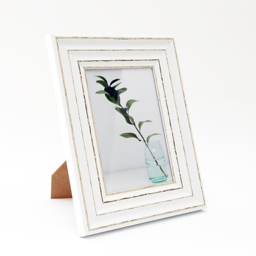 Fotorámik antik biely 26cm/ 5x7cm