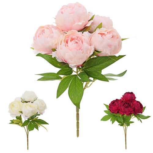 Kytica pivonka mix/3f 48cm