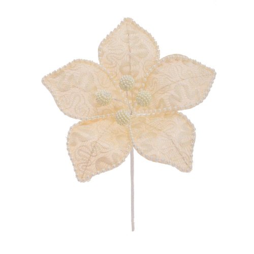 Ks vian. ruža krémová 27cm - Umelé kvety