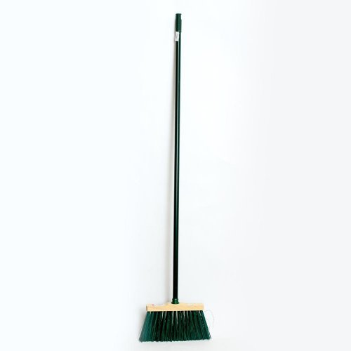 Metla drevená plastový vlas 30cm/ks