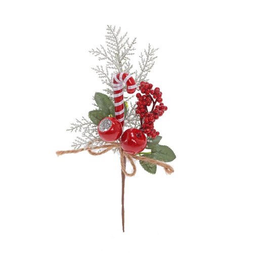 Zápich jablko, lízatko, čer., zeleň 26cm - Lampáše