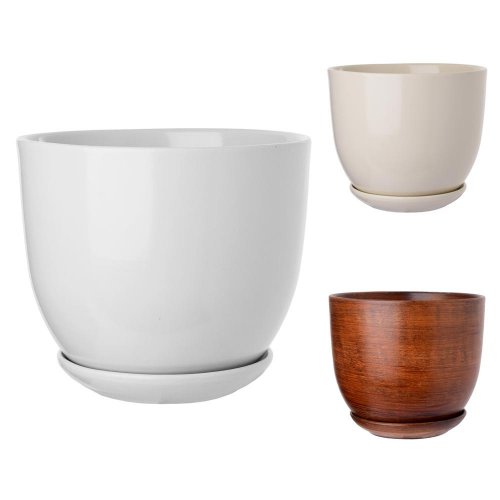 Dp1422 kvetináč+miska barylka 4 22xv17,5cm