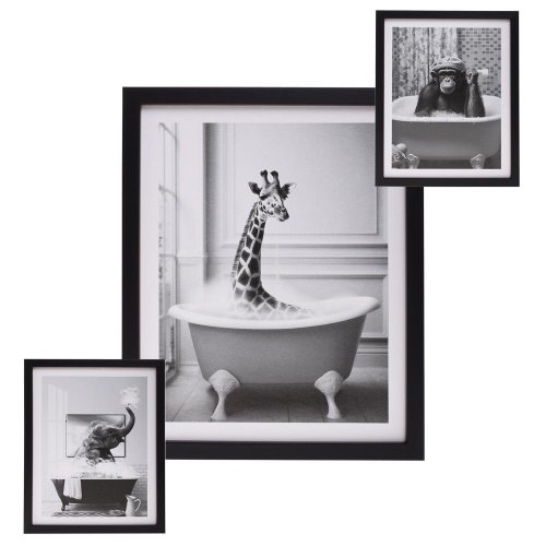 Obraz motív kúpajúce zvieratá 20x25cm