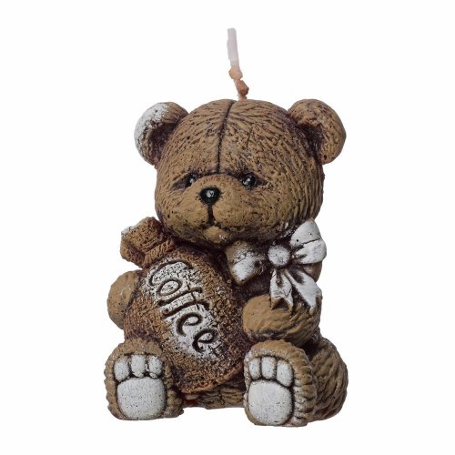 Káva nová macko hnedý 8cm