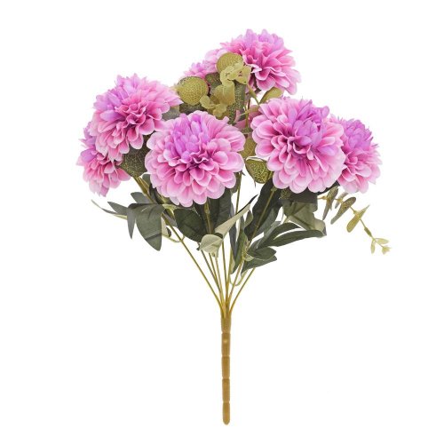 Kytica dahlia 3d 46cm fialová
