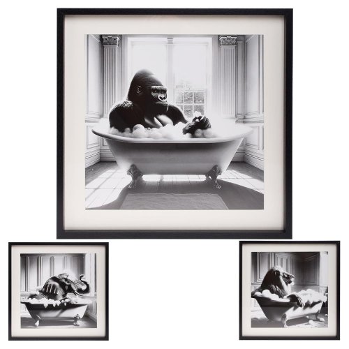 Obraz motív kúpajúce zvieratá 40x40cm