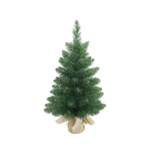 Vianočný stromček zaťaž. smrek v jute 60cm - Vianočné stromčeky