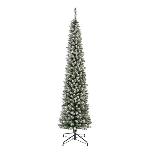 Vianočný stromček pencil pine so snehom výška 300/priemer 80 cm