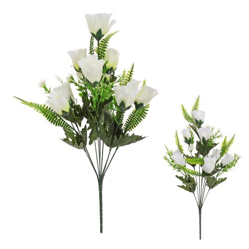 Kytica ruža puky x9 50cm mix 2f