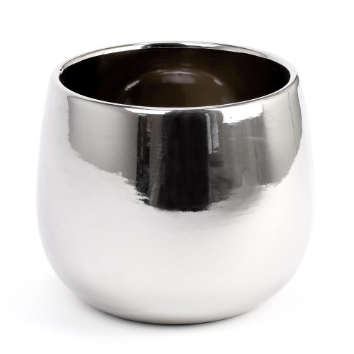 08.104.15 obal moon striebro 15cm - Vianočné dekorácie