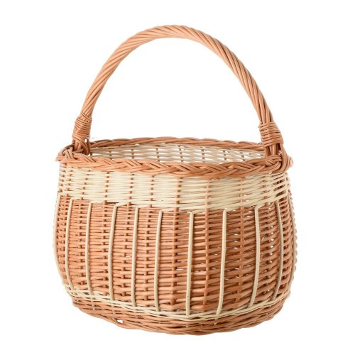 Kôš prútie huby v31/41x34xv21cm zk011 - Vianočné dekorácie