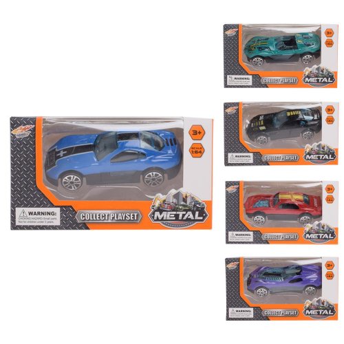 Kovový osobný automobil 7cm