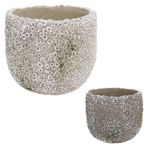 Obal cement koral mix farba 15x15xv13,5cm