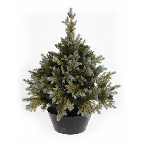 Vianočný strom strieb 3d+mix gh65 v mise 110 cm