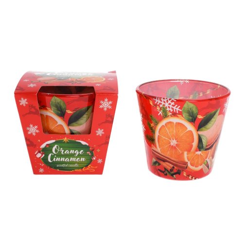 Voň.v skle orange+cinnamon115gr/sas9034/