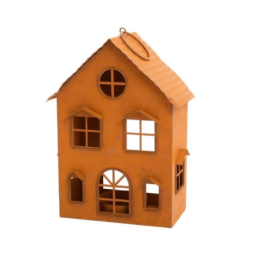 Domček na sviečku medený plech 17,5*14*7,5cm - Vianočné dekorácie a ozdoby
