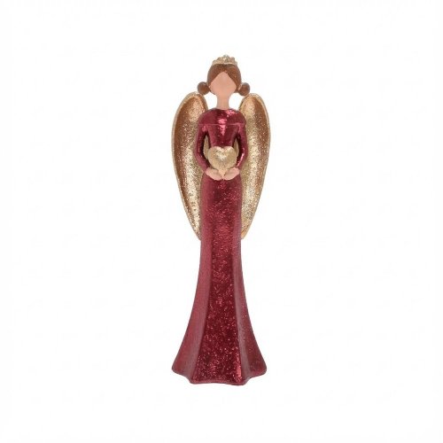 Anjel so srdcom zla/bor poly 6,5*5*20,5cm