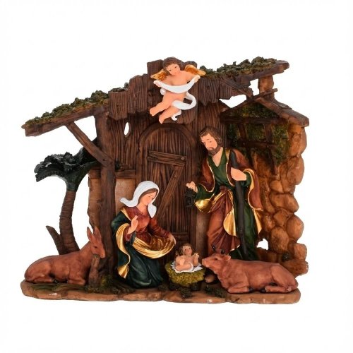 Betlehem poly 37*31*12cm - Vianočné dekorácie