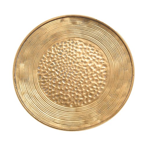 Tácka zlatá l plech 48*3,5cm