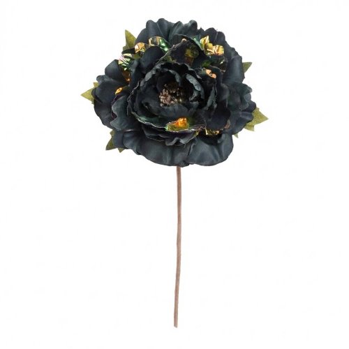 Ks pivonka zelená/metal 32cm - Umelé kvety