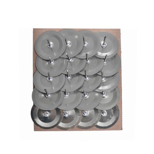 Bodce veľké, strieborné s/20 plech 5,8cm - Vianočné dekorácie