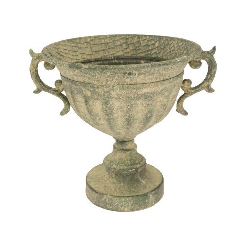 Amfora antik hne/zel plech 23,5*23cm - Vianočné dekorácie a ozdoby