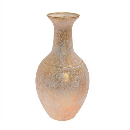 Váza bie/zla plech 18*34,5cm