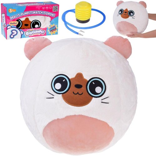 Veľký plyšový maskot lopta roztomilé zviera 45cm mačiatko