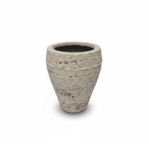 Kv-39 kvetináč umelý kameň crea lime amfora pieskový 40x40x50