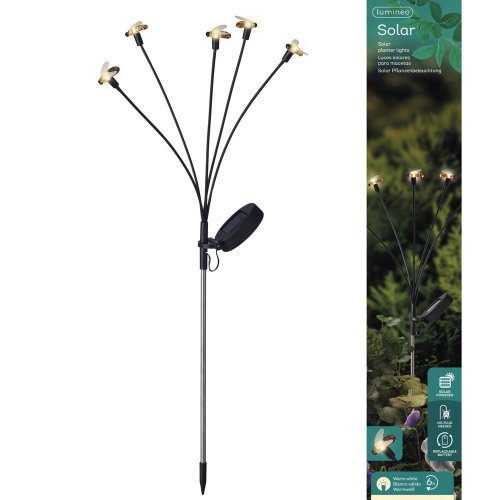 Led solár zápich včielka /6hv70cm