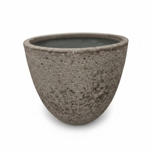 Kv-25 kvetináč umelý kameň granite béžovo-sivý 33x29