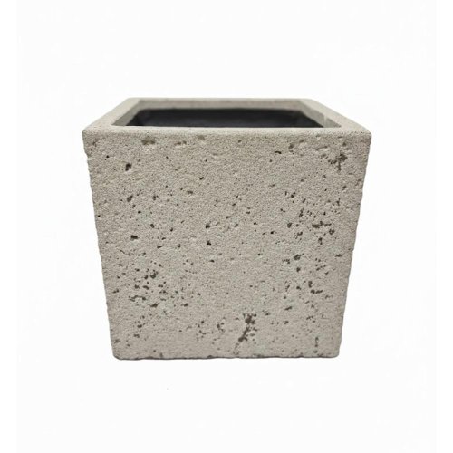 Kv-42 kvetináč umelý kameň granite kocka pieskový 50x50x50