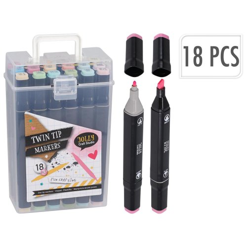 Popisovače duo/mix farba 48ks v krabičke