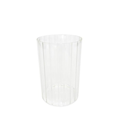 Váza valec vrúb. sklo pr.10/v15cm