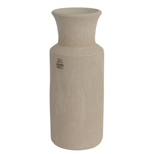 Váza terakotová matná piesok d.12cm h.30cm