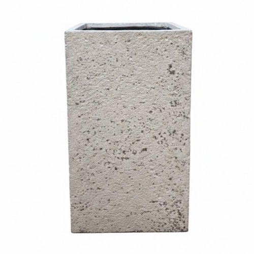 Kv-43 kvetináč umelý kameň granite kváder vysoký pieskový 33x33x60