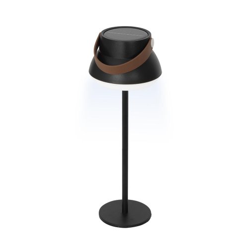 Solárna lampa z plastu pr.13cm h.36.5cm