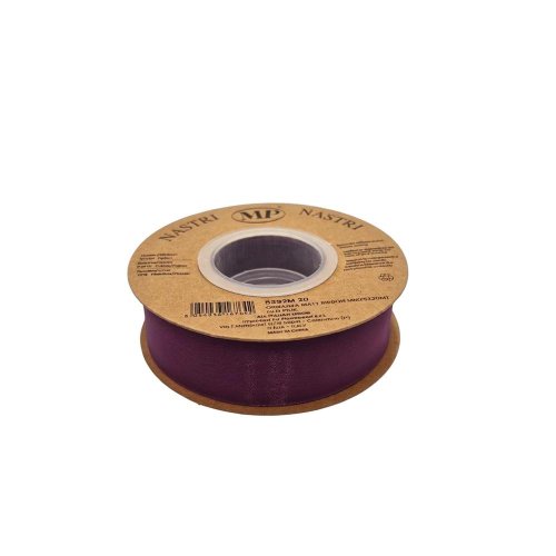 Stuha organza 2,5cm/20m lila 5392m 20