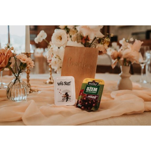 Svadobný džem pre hostí