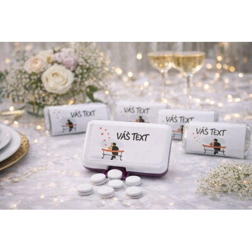 Svadobné Mentos cukríky