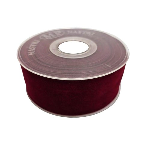 Stuha zamat bordó 4cm/7m 3066g 24