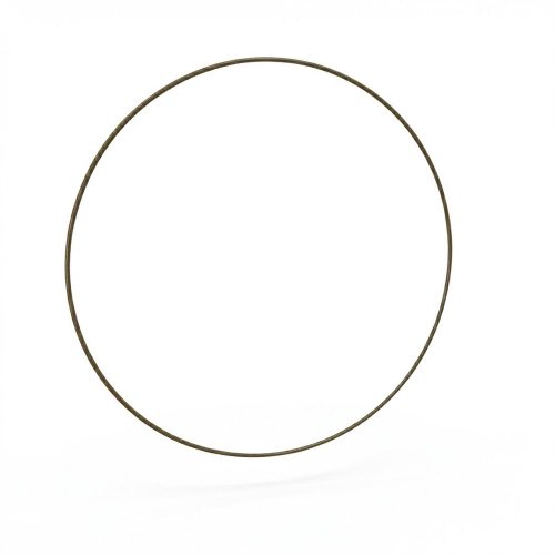 Kruh ring kov zlatý pr.40cm